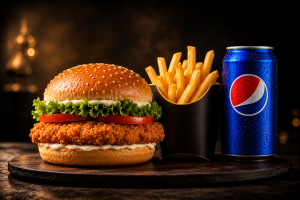 Chicken Burger Combo